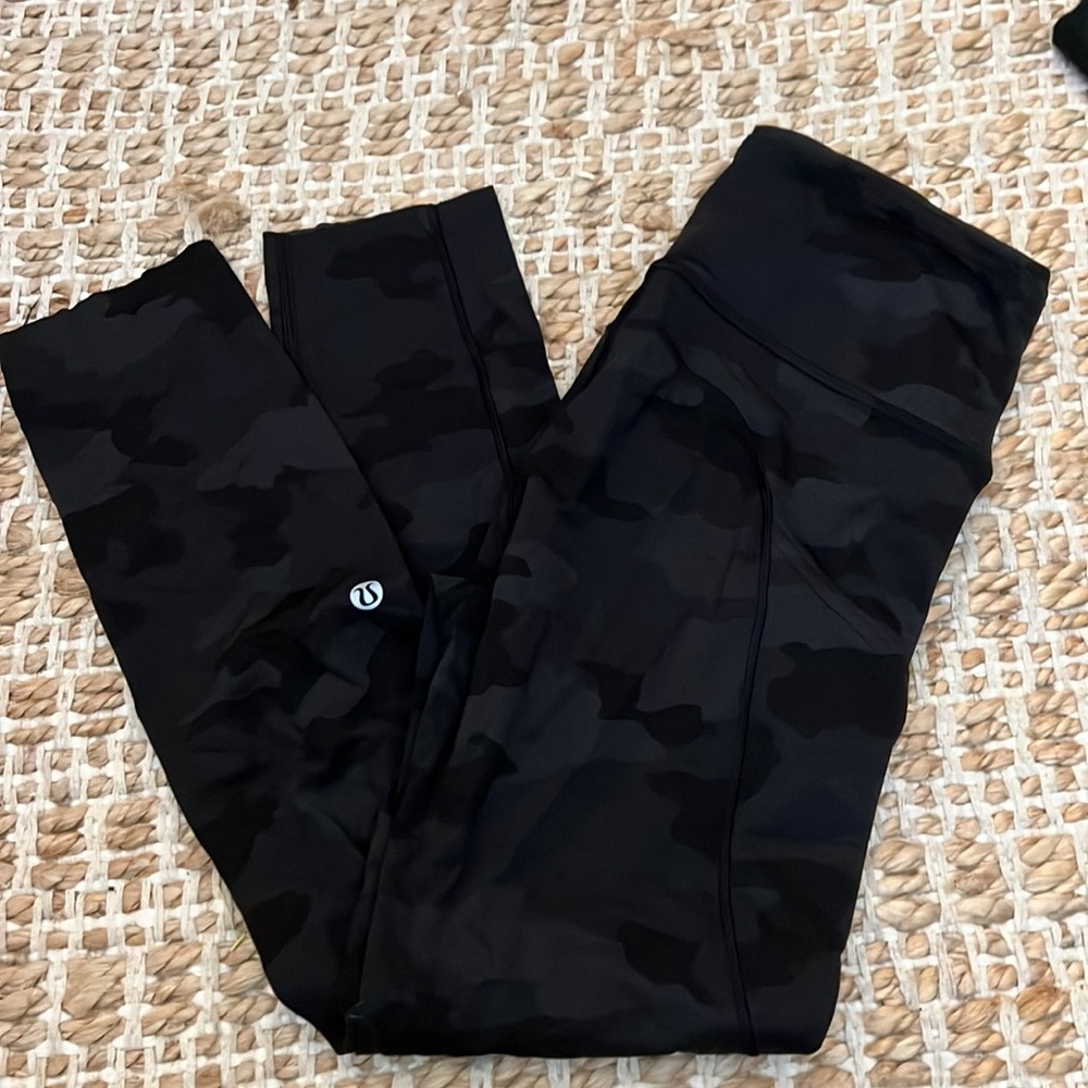 Lululemon fast and free 23” camo leggings